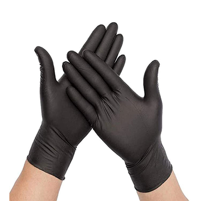 Black Nitrile Exam Gloves Powder-Free Disposable Gloves