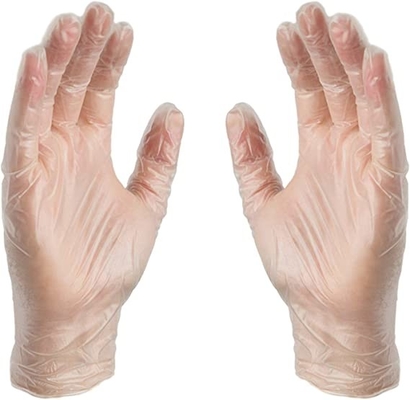 Flexible Clear Vinyl Medical Gloves Waterproof Latex Free