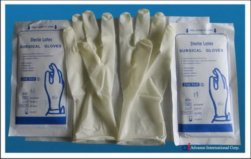 Disposable Latex Gloves/Medical Examination Gloves in China factory