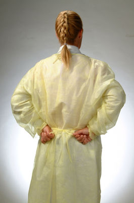 Medical Disposable cpe surgical gown Isolation Gown Non woven Surgical Gowns