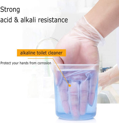 Medical Examination OEM Powder Free 0.10mm Disposable Plastic Gloves