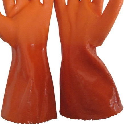 rubber palm glove/silicone dishwashing gloves silicone waterproof cleaning gloves