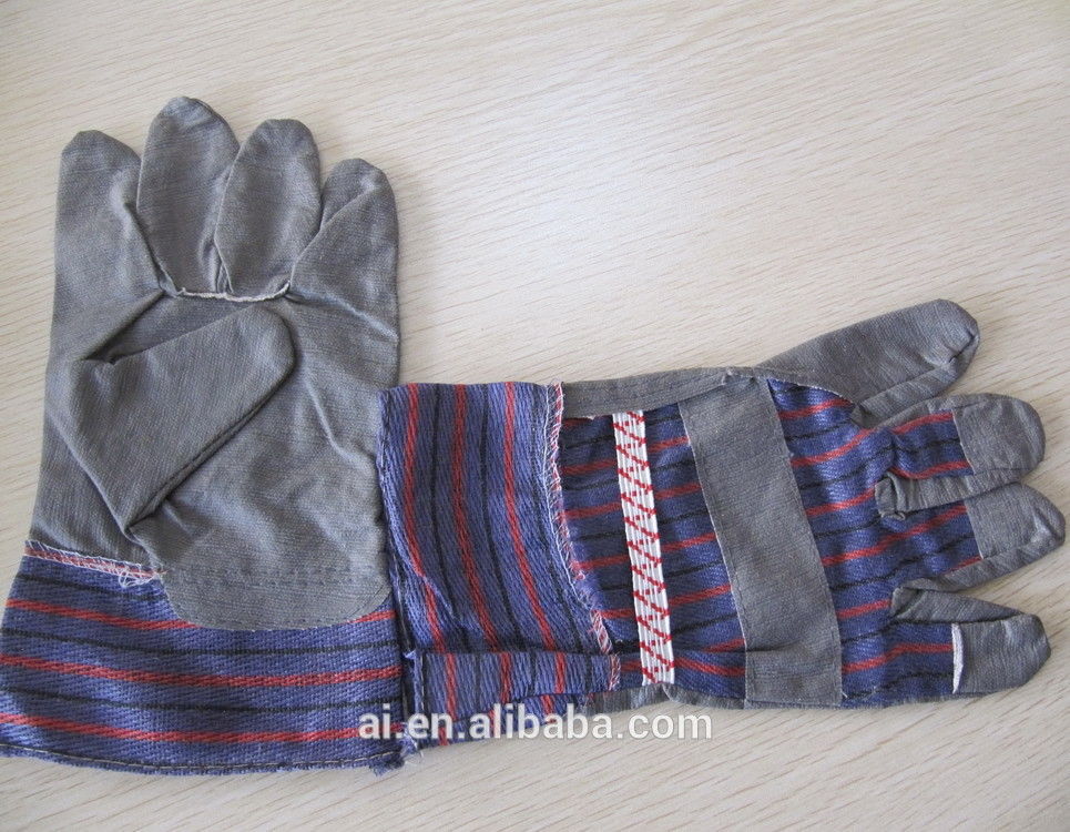 GOAT & COW split leather driver working gloves suede leather work gloves