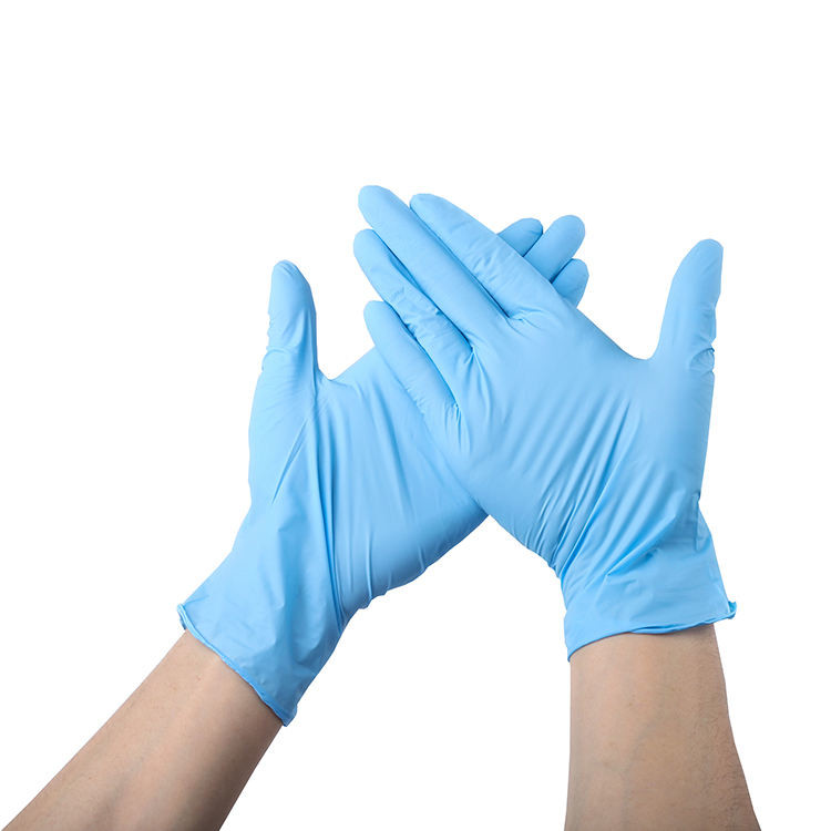 Wholesale Disposable Powder Free Nitrile Gloves Industrial Grade Nitrile Gloves